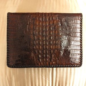 1940's Real Alligator Clutch Purse